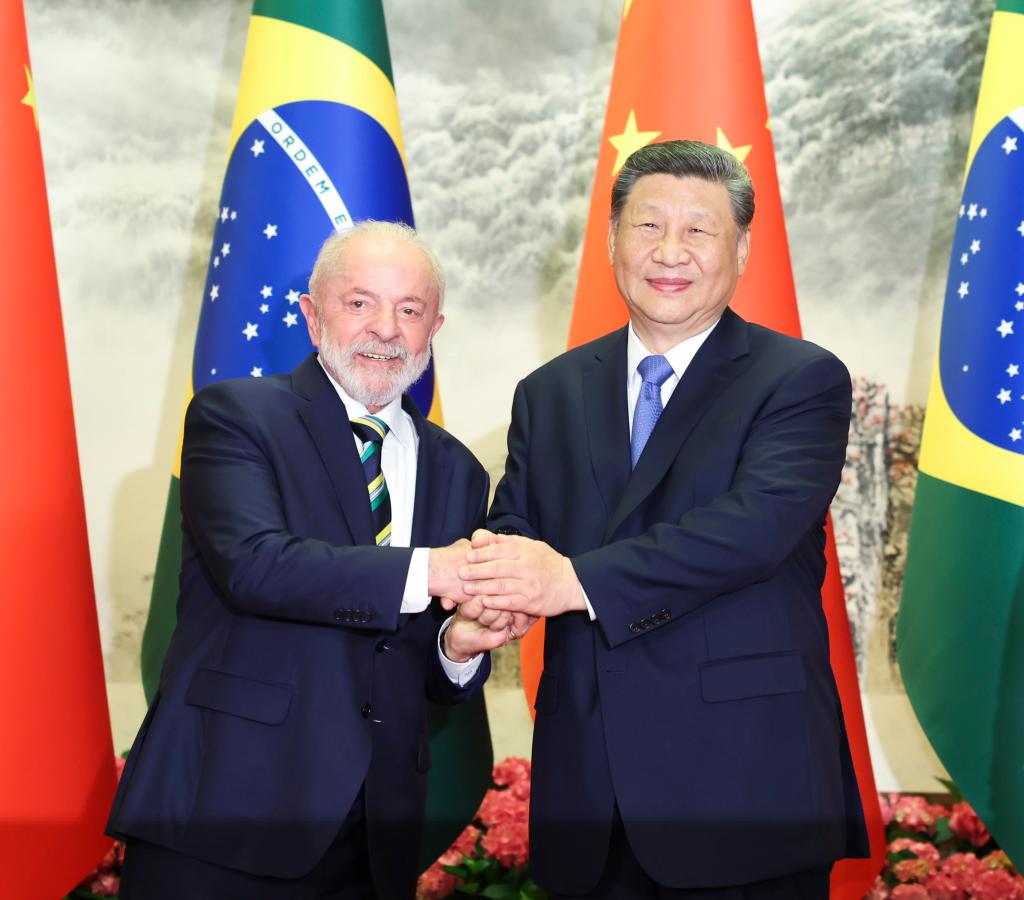 Presiden Xi Adakan Rundingan dengan Presiden Brazil