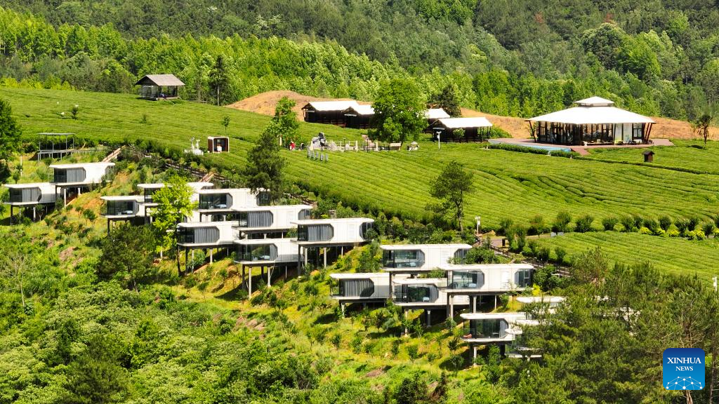 Luxi, kaunti Jingde, bandar Xuancheng di provinsi Anhui, timur China. (Xinhua/Zhou Mu)