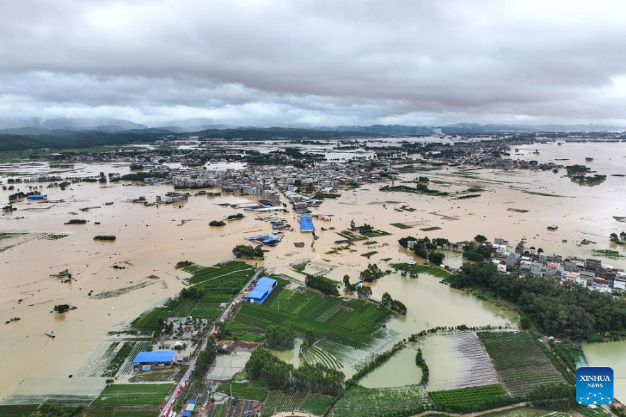 Empangan Pecah, Guangxi Umum Respons Banjir Tahap Tertinggi