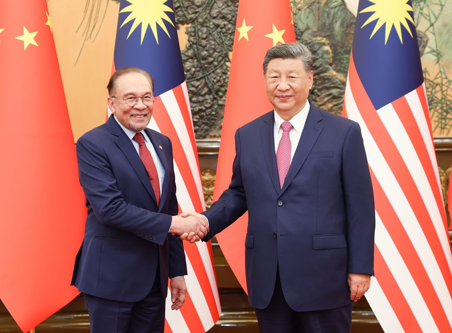 Xi Adakan Pertemuan dengan Perdana Menteri Malaysia, Datuk Seri Anwar Ibrahim