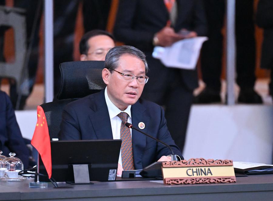 Perdana Menteri China, Li Qiang menghadiri Sidang Kemuncak ASEAN-China ke-28 di Kuala Lumpur, Malaysia pada 28 Oktober 2025. (Xinhua/Li Xiang)