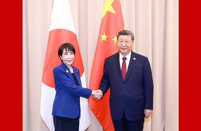 Xi Bertemu PM Jepun di Gyeongju
