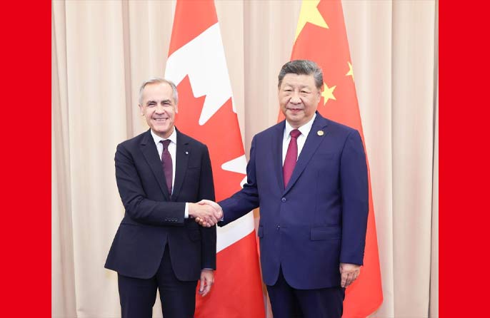 Xi Bertemu PM Kanada di Gyeongju