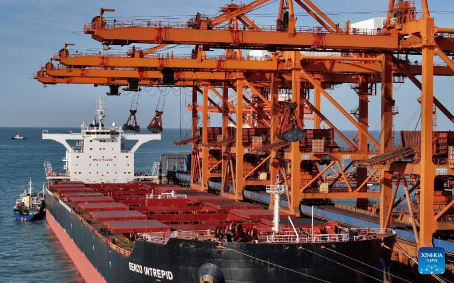 Daya Pemprosesan Kargo Pelabuhan Tangshan Naik 2.53 Peratus