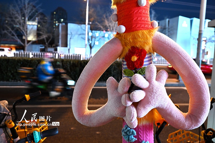 Pokok Beijing Dipakaikan “Baju Sejuk” Berwarna-warni